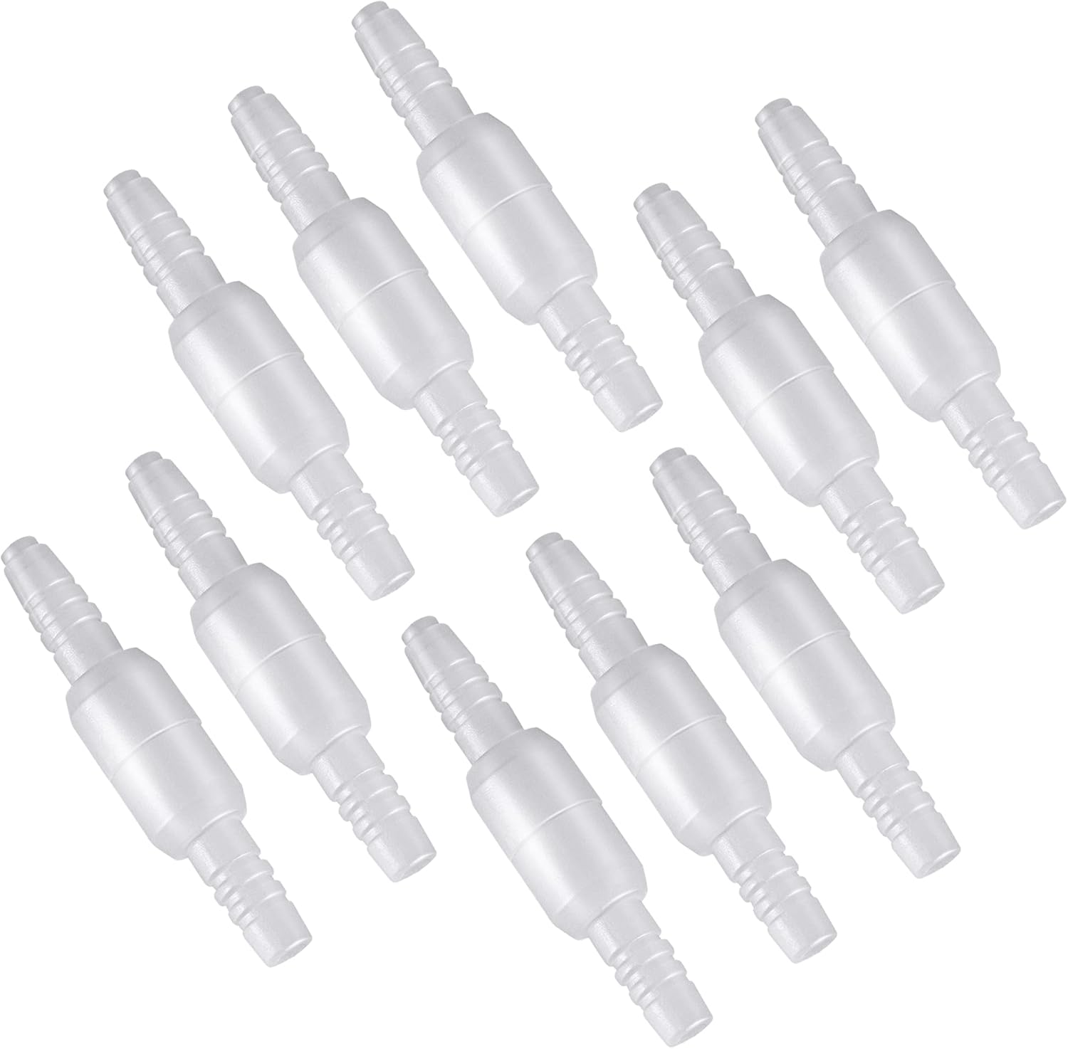 IOOYIFLE Oxygen Tubing Swivel Connector front view 10 pack set