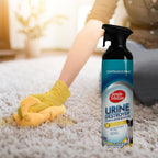 Simple Solution pet odor eliminator packaging angle