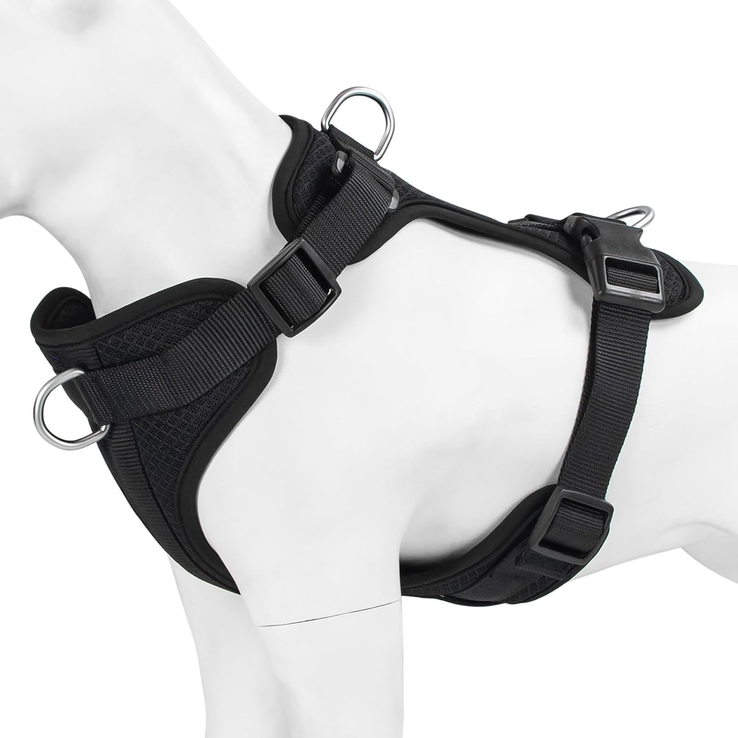 Wisedog dog harness packaging and size tag