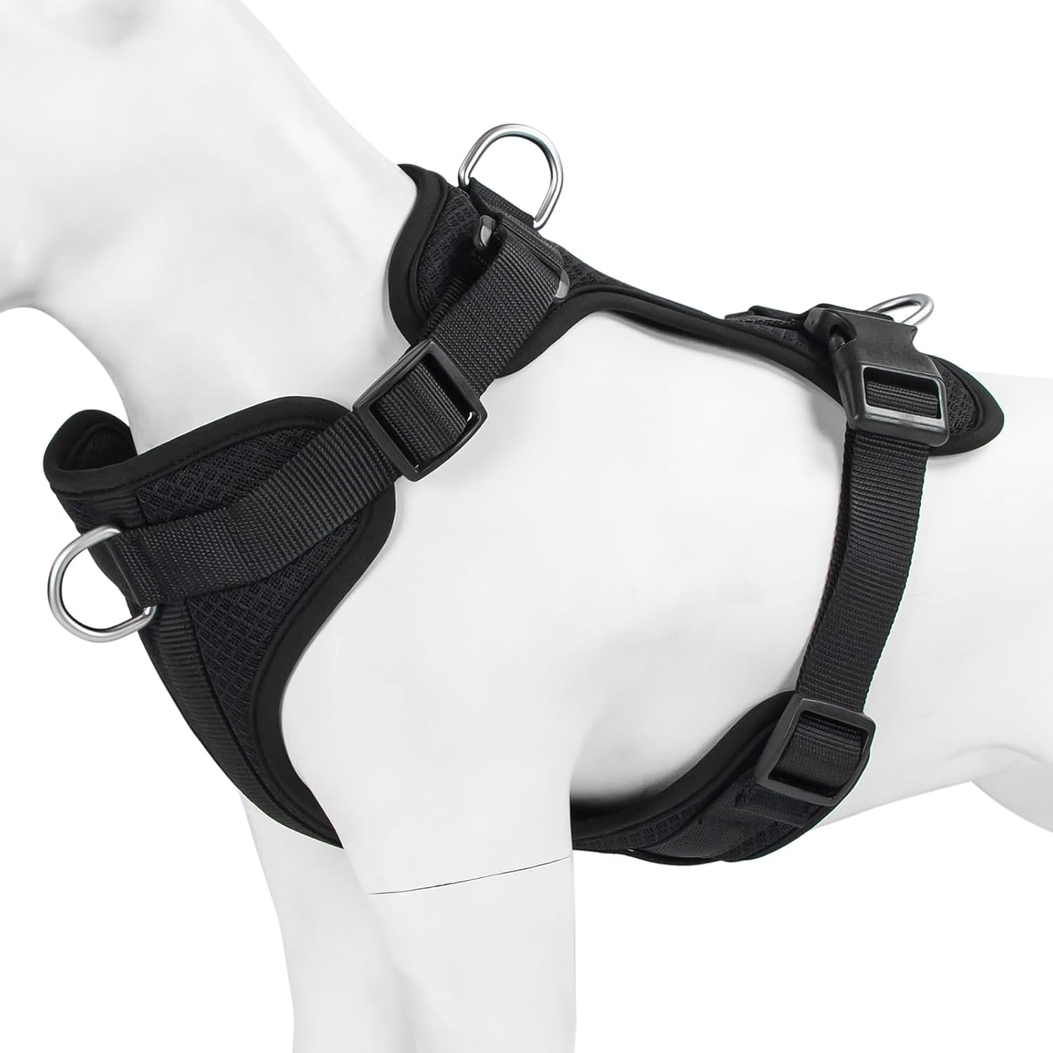 Wisedog dog harness packaging and size tag
