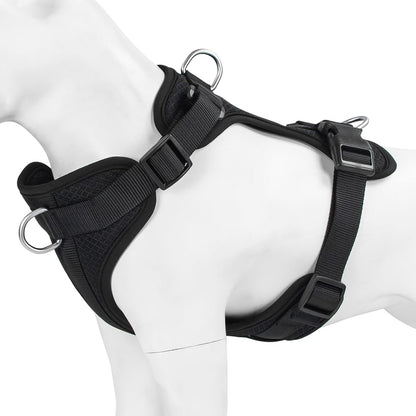 Wisedog dog harness packaging and size tag