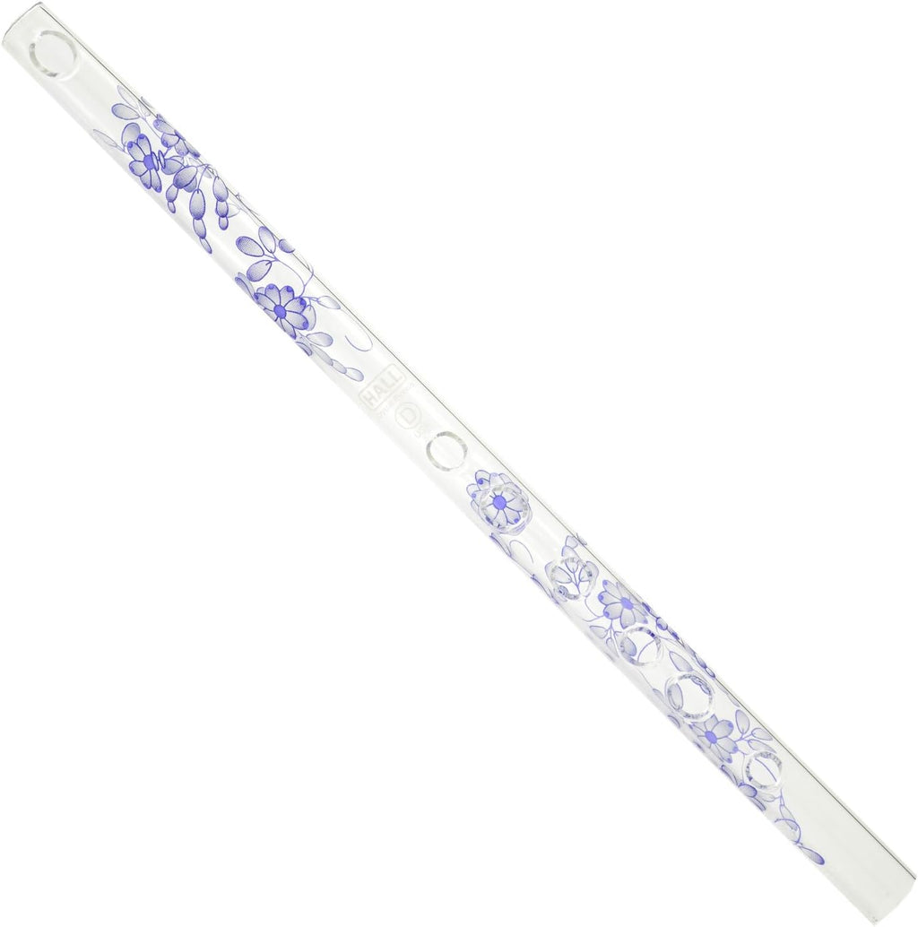Hall Crystal Flute 11704 - Inline Glass Flute in G - Green Ivy - Image 11