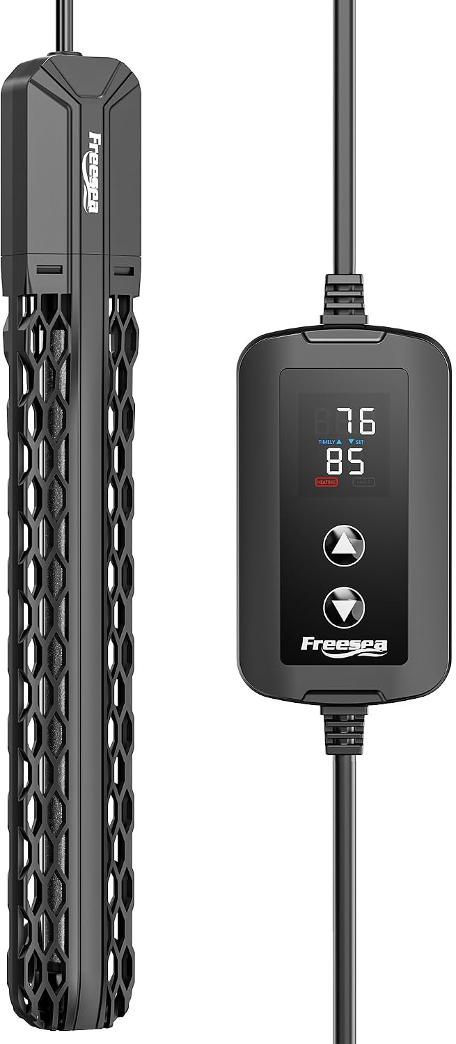 FREESEA Aquarium Heater for Fish Tank: 100W/200W/300W/500W Submersible Fish Tank Heater with Over-Temperature and Off-Water Protection for 20-40 Gallon Saltwater and Freshwater - Image 10