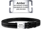 TechMark Dog Tags Personalized for Pets Custom ID Laser Deep Engraving Stainless Steel Ultra Durable, Polished Curved Rectangular Arch, Text ONLY for 3/8" Collars - Image 9
