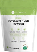 Kate Naturals Organic Psyllium Husk Powder for Baking, Shakes, Fiber, 8oz - Image 8