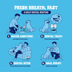 Texture detail of Dental Fresh premium chew sticks designed for large breed canine teeth