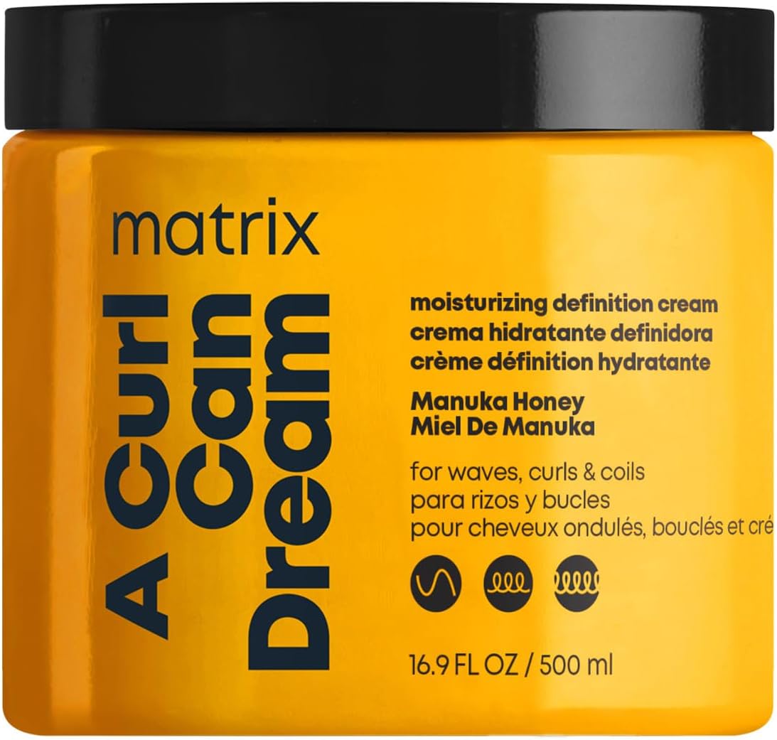 Matrix A Curl Can Dream Moisturizing Leave In Cream front view bottle for curly hair care