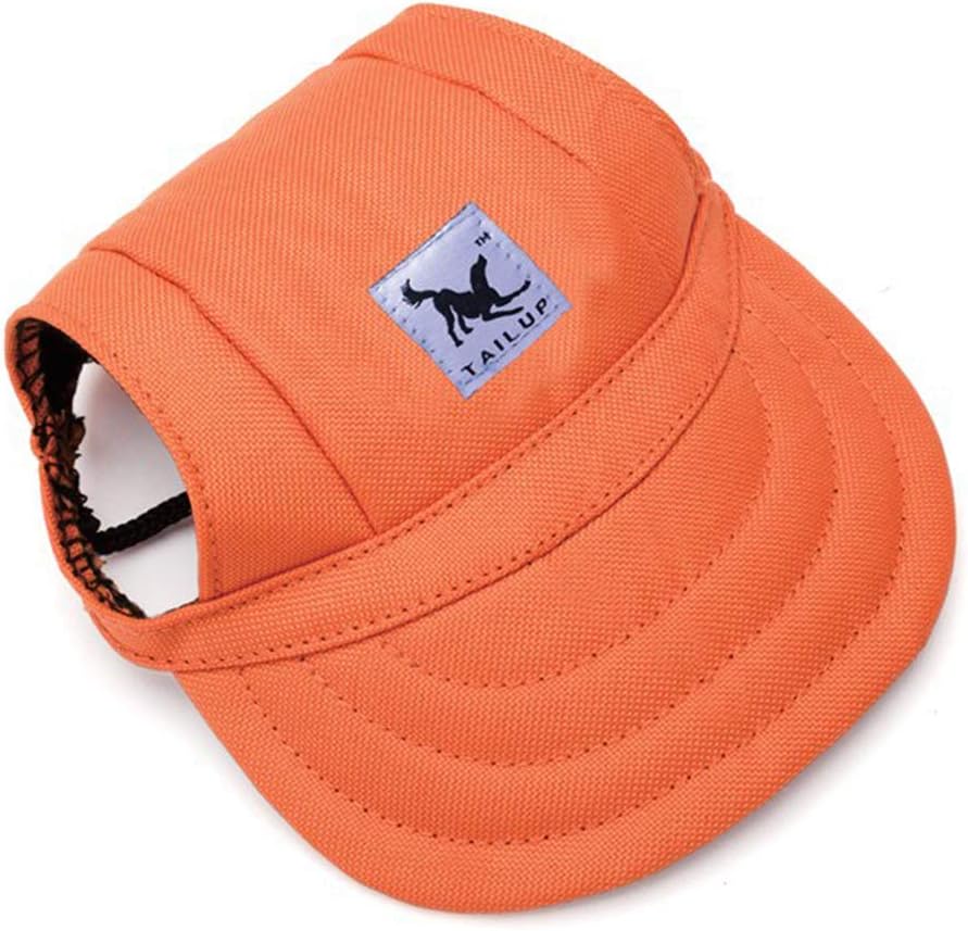 Leconpet Baseball Caps Hats with Neck Strap Adjustable Comfortable Ear Holes for Small Medium and Large Dogs in Outdoor Sun Protection (M, Colour Flower) - Image 13