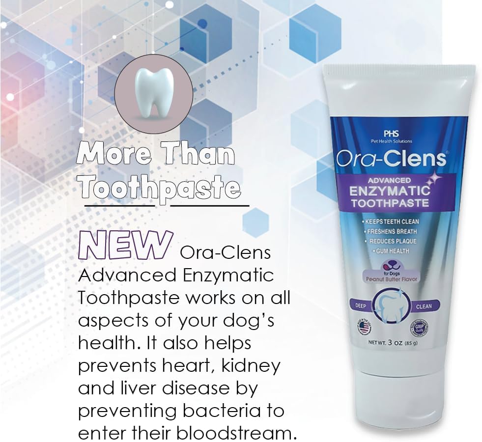 Ora-Clens 3 ounce dog toothpaste packaging details