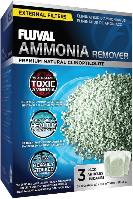 Fluval ammonia remover chemical filter media front view