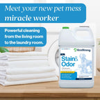 Eco Strong pet odor remover large one gallon bulk packaging for household refilling