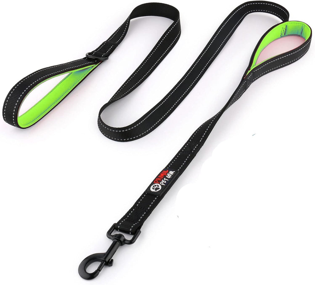 Primal Pet Gear Dog Leash 6ft Long,Traffic Padded Two Handle,Heavy Duty,Reflective Double Handles Lead for Control Safety Training,Leashes for Large Dogs or Medium Dogs,Dual Handles Leads(Black) - Image 15
