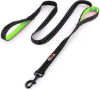 Primal Pet Gear Dog Leash 6ft Long,Traffic Padded Two Handle,Heavy Duty,Reflective Double Handles Lead for Control Safety Training,Leashes for Large Dogs or Medium Dogs,Dual Handles Leads(Black) - Image 15
