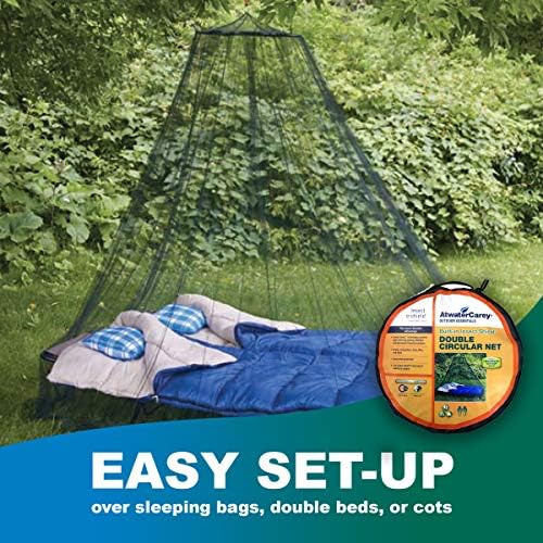 Atwater Carey insect shield net setup over bed