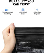 PETKIT Purobot Ultra replacement waste bags close up of non removable ring design