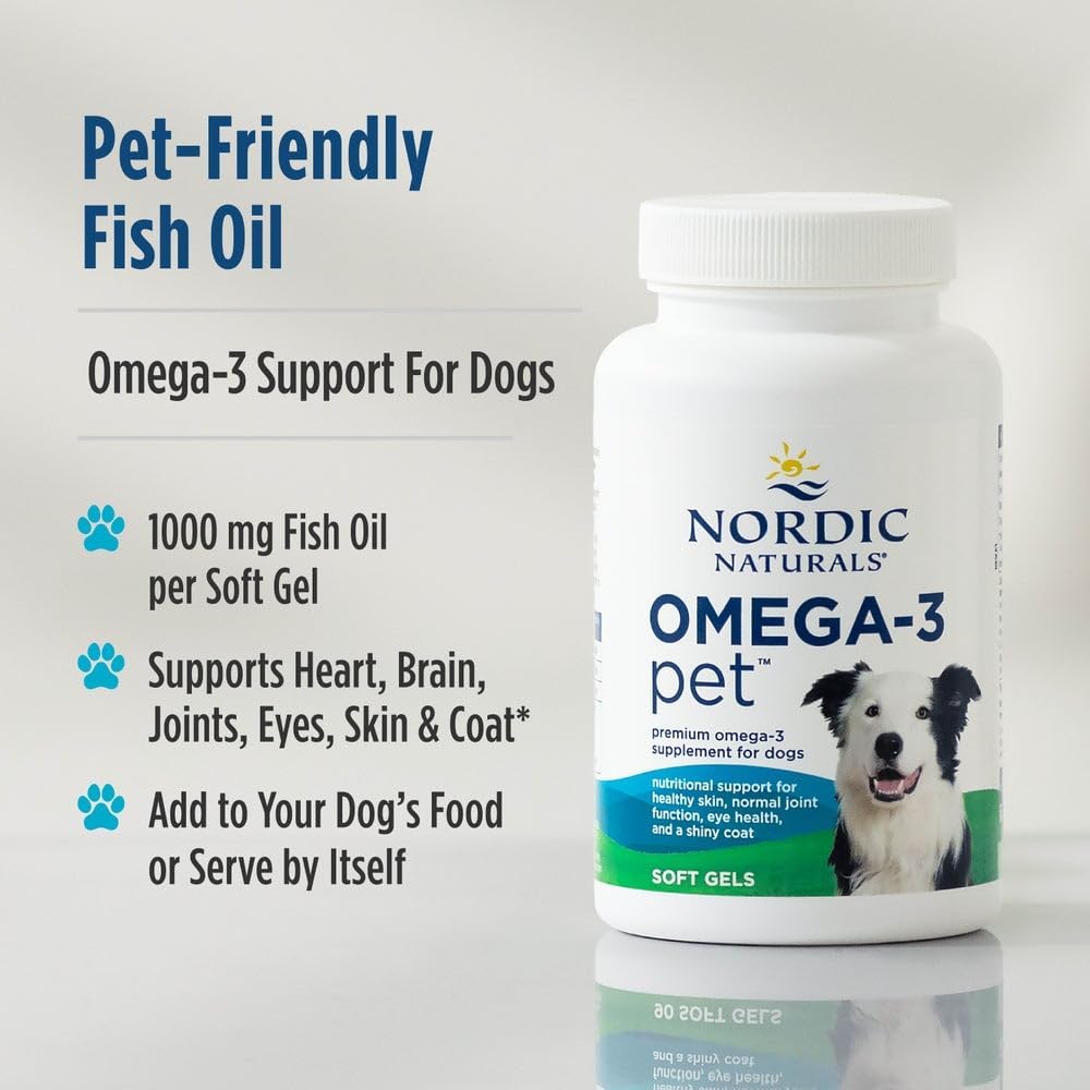 Triglyceride form omega 3 fish oil for dogs skin and coat health improvement