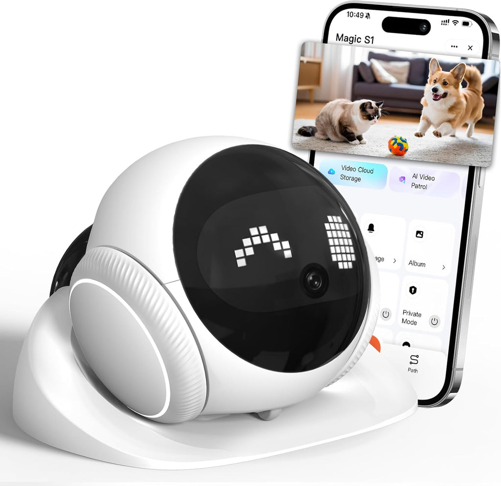 Honey Tour 1080P moving pet robot camera front view