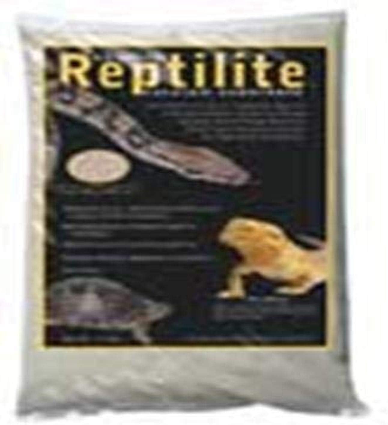 Carib Sea Reptiles Calcium Substrate Sand Natural White bag front view for terrariums