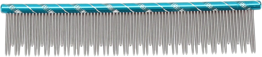 Pet Hair Removal Comb Reusable Comfortable Stainless Steel Comb for Cat Grooming Pet Hair Removal Comb Stainless Steel Pet Comb Open Knot Comb Grooming Comb (Volet) - Image 10