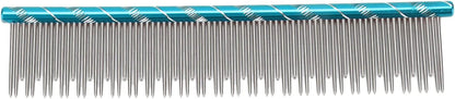 Pet Hair Removal Comb Reusable Comfortable Stainless Steel Comb for Cat Grooming Pet Hair Removal Comb Stainless Steel Pet Comb Open Knot Comb Grooming Comb (Volet) - Image 10