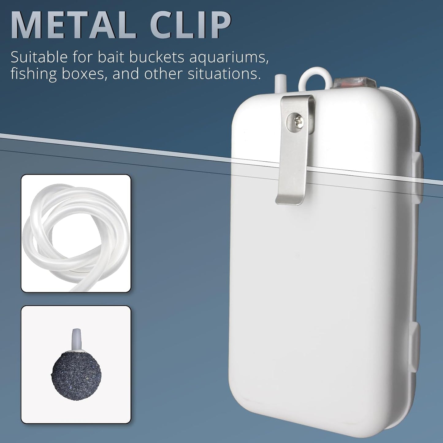 Ygmigu fishing bait bucket air pump system