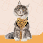 Suitical Cat Recovery Suit for Spay, Neuter, Suture, Incision, & Skin Conditions - Breathable Fabric with Back Opening - 13.0-16.5 Inches Neck to Tail, 16-20 Inches Chest - 2XS, Tiger Print - Image 9