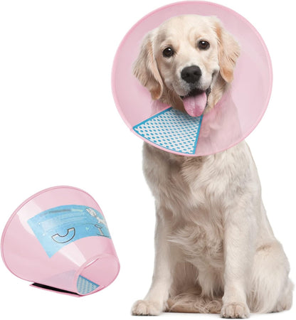 Supet Dog Cone Collar After Surgery to Stop Licking: Adjustable Recovery Elizabeth Collar Alternative for Large Medium Small Dogs, Plastic Pet Head Neck Cone (XS) - Image 10