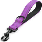 Joytale Strong Short Dog Leash 18 Inch, 1.2 Inch Wide, Heavy Duty, Padded Handle for Traffic Control, Reflective Leash for Medium and Large Dogs Walking Training, Black - Image 14