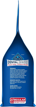 Blue Buffalo Dental Bones Regular Natural Dental Chew Dog Treats Bag Value Pack - Image 10