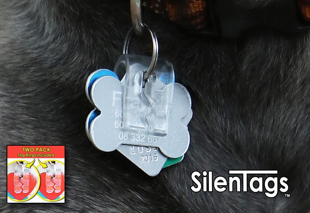 SilenTags imported pet tag silencer pack for dogs and cats