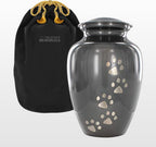 Trupoint Memorials Small Pet Urn for Dogs and Cats Ashes, Paws Print Black Cremation Urns for Pets up to 17 lbs - Image 12