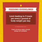 Natural peanut butter and oats formula pet treats for small dogs
