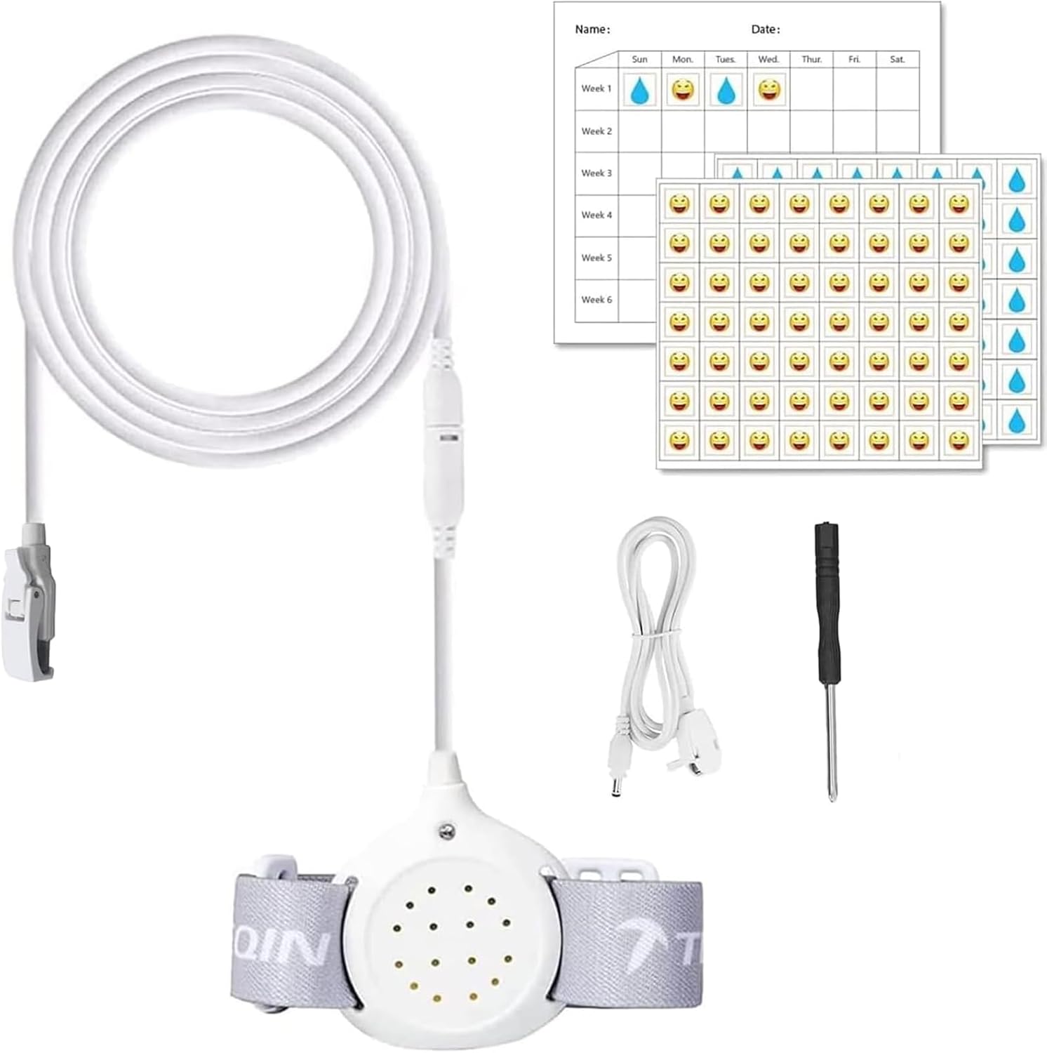 STEHEALTH Bedwetting Alarm front view nighttime pee sensor
