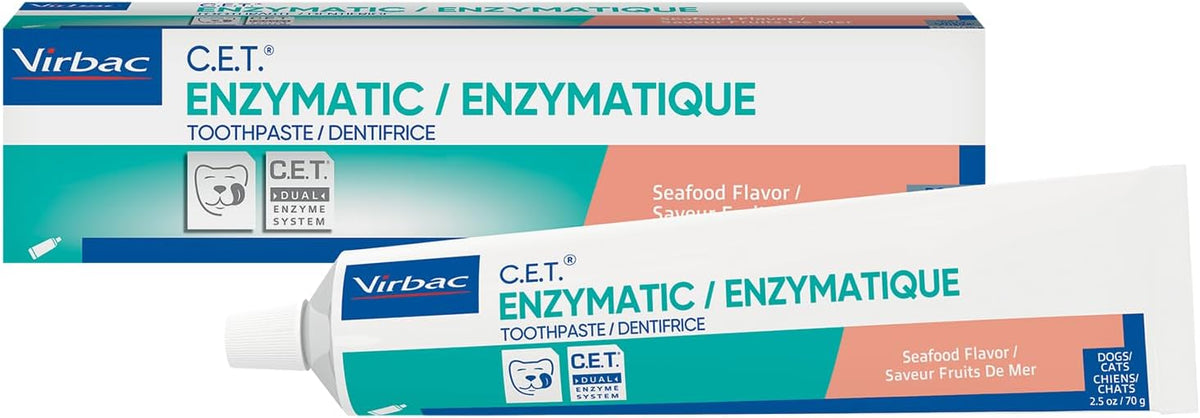 Virbac C.E.T.(R) Enzymatic Toothpaste| Tartar & Plaque Control for Fresh Breath | Pet Dental Care Toothpaste | Poultry Flavor, 2.5 oz - Image 12