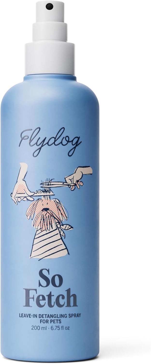 FlyDog Detangler Combo for Dogs & Cats - Leave-in Hair Detangler Spray for Tangle-Free Grooming & Tailored Comb for Dematting & Deshedding | Coat Conditioner | Deodorizing & Long-Lasting Freshness - Image 10