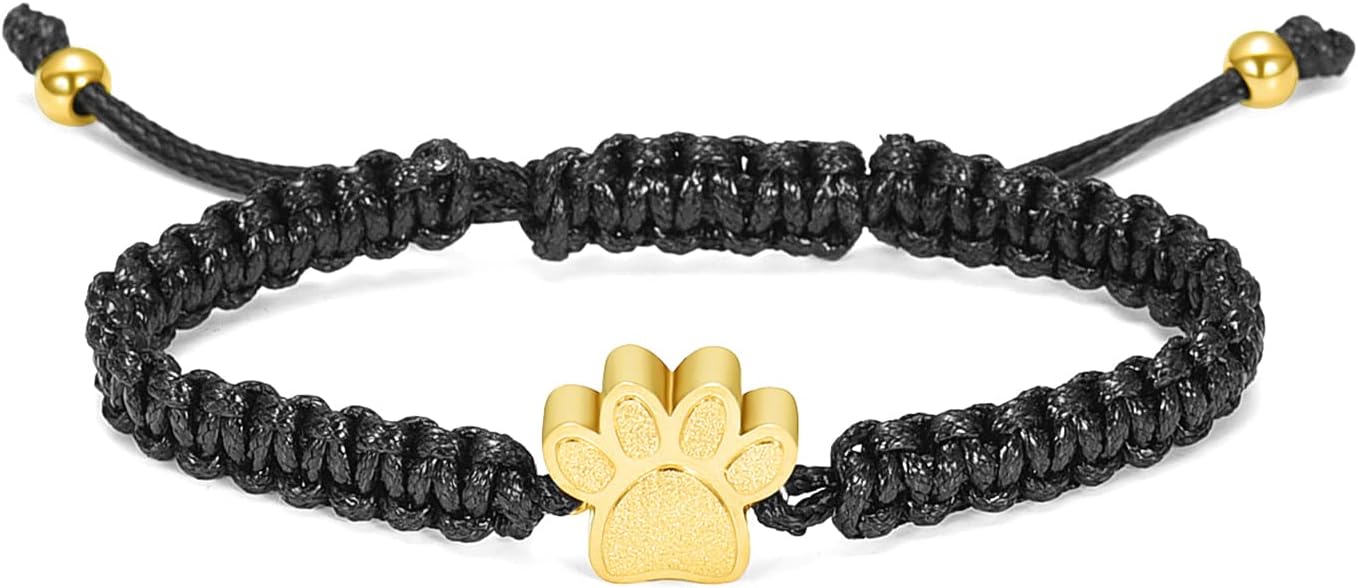 constantlife Cremation Bracelet for Pets Ashes - Dog Paw Pendant Bangle Stainless Steel Memorial Urn Jewelry - Image 12