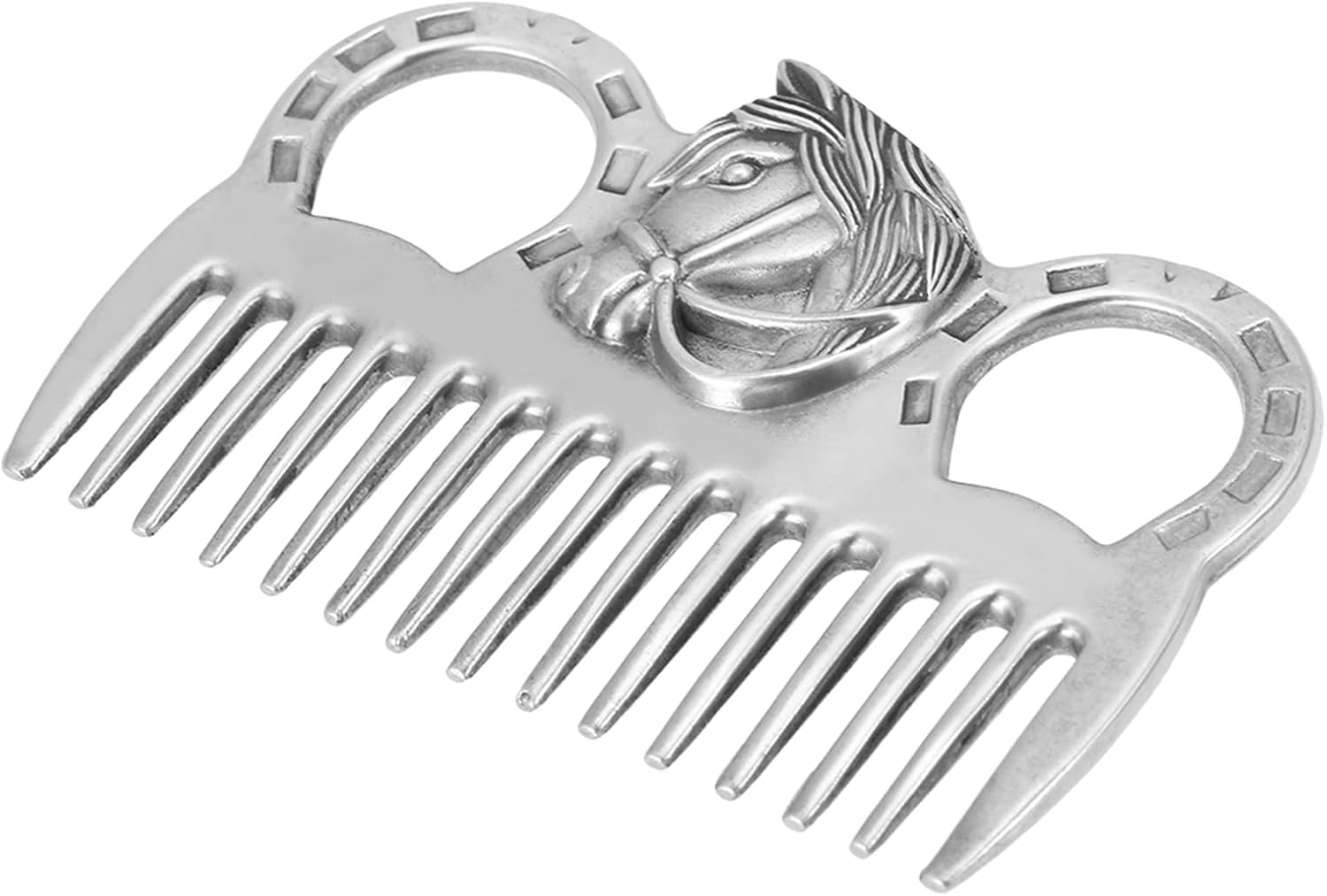 Lixada aluminum alloy pet grooming comb for horses and dogs