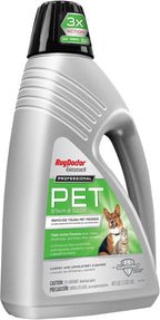 Rug Doctor professional triple action pet deep cleaner packaging details and directions