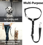 Plutus Pet dog car seat belt installed on vehicle headrest