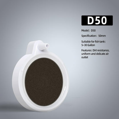 Premium sintered nanomaterial air stone disk for freshwater and saltwater setups