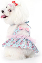 CuteBone One Piece Dog Bikini Swimsuit Dress - Puppy Bathing Suit Costume for Small Dogs - Comfortable & Stylish Pet Clothes for Summer Pool, Beach & Play LTDB11L - Image 11