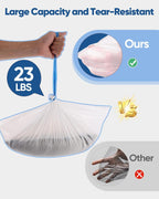 AWoHH leak proof cat waste drawer liners thick material stress test view