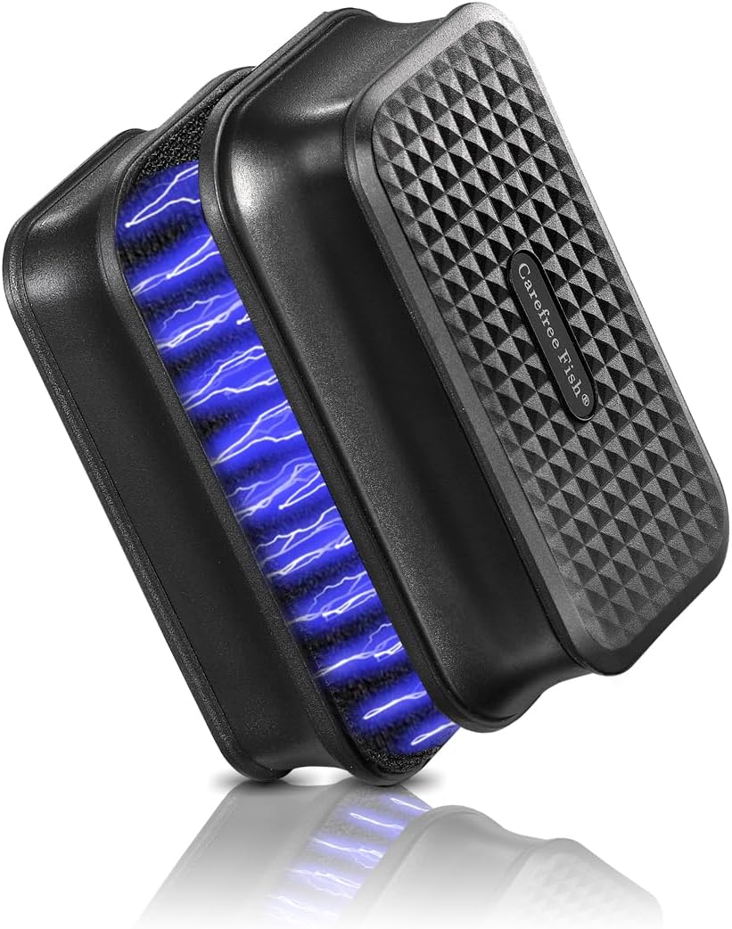 Carefree Fish Aquarium Super Strong Magnetic Cleaner front view showcasing the ergonomic handle design.
