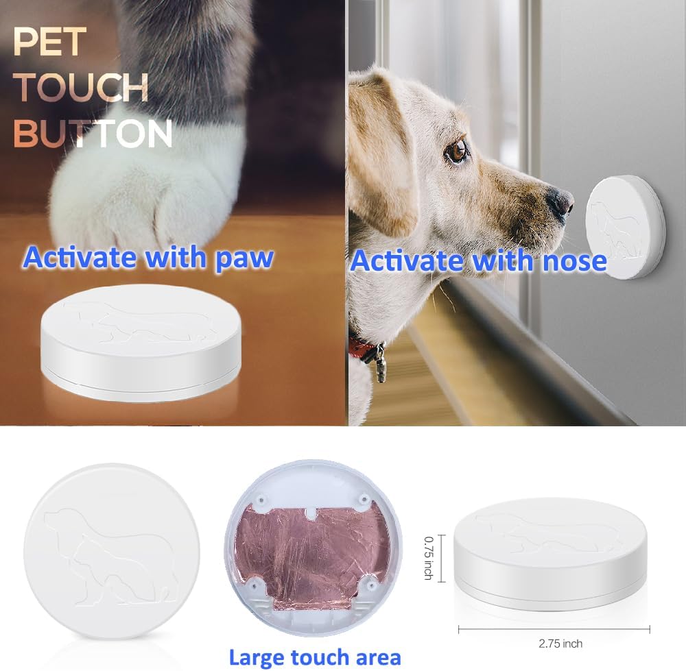 Smartphone app notification screen for smart dog bell