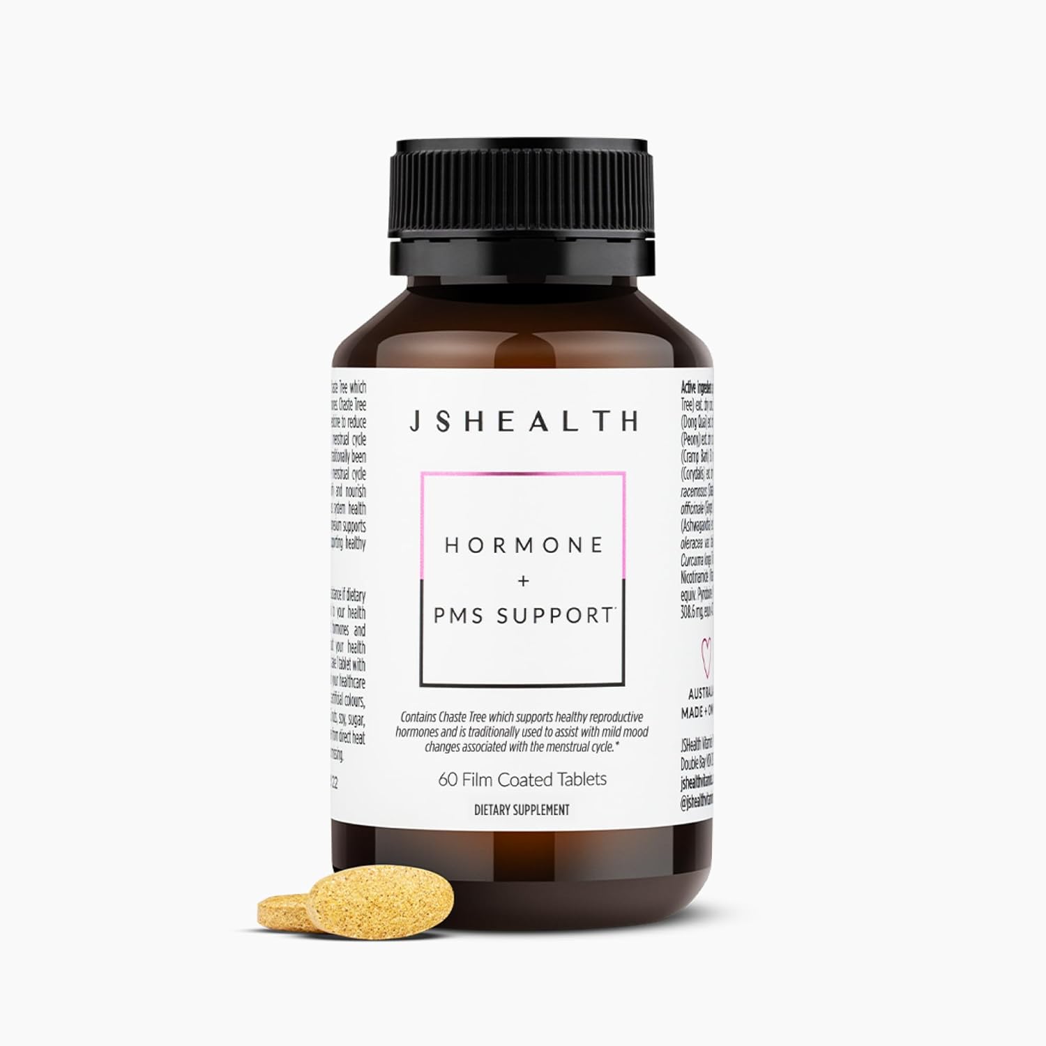 JSHealth Hormone Balance For Women 60 Tablets front packaging view for hormonal regulation.
