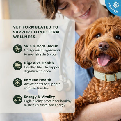 Instinct raw frozen dog food variety pack packaging details