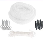 Installation kit components for pet balcony safety net