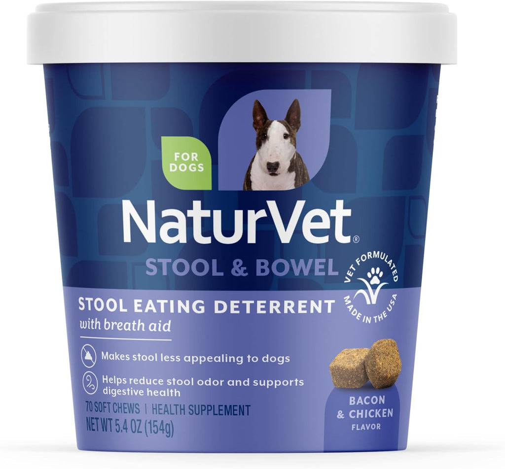 NaturVet - Coprophagia Stool Eating Deterrent - Deters Dogs from Consuming Stool - No Poop Eating for Dogs - Enhanced with Breath Aid Freshener, Enzymes & Probiotics - 130 Soft Chews - Image 9