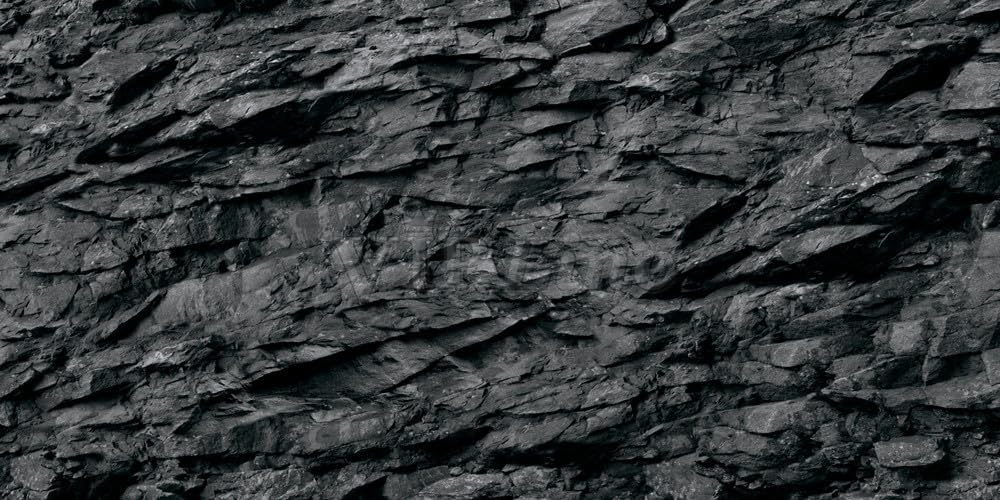 VIP. LINE 3D black stone aquarium background poster front view