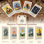 Authentic BWTY beginner guided cat tarot card set in its ready to gift box